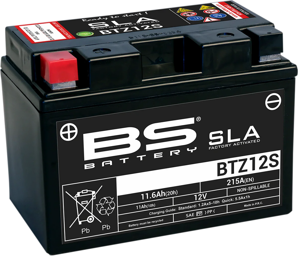 BsBattery Battery - BTZ12S (YTZ) 300637-1 - Main Product View