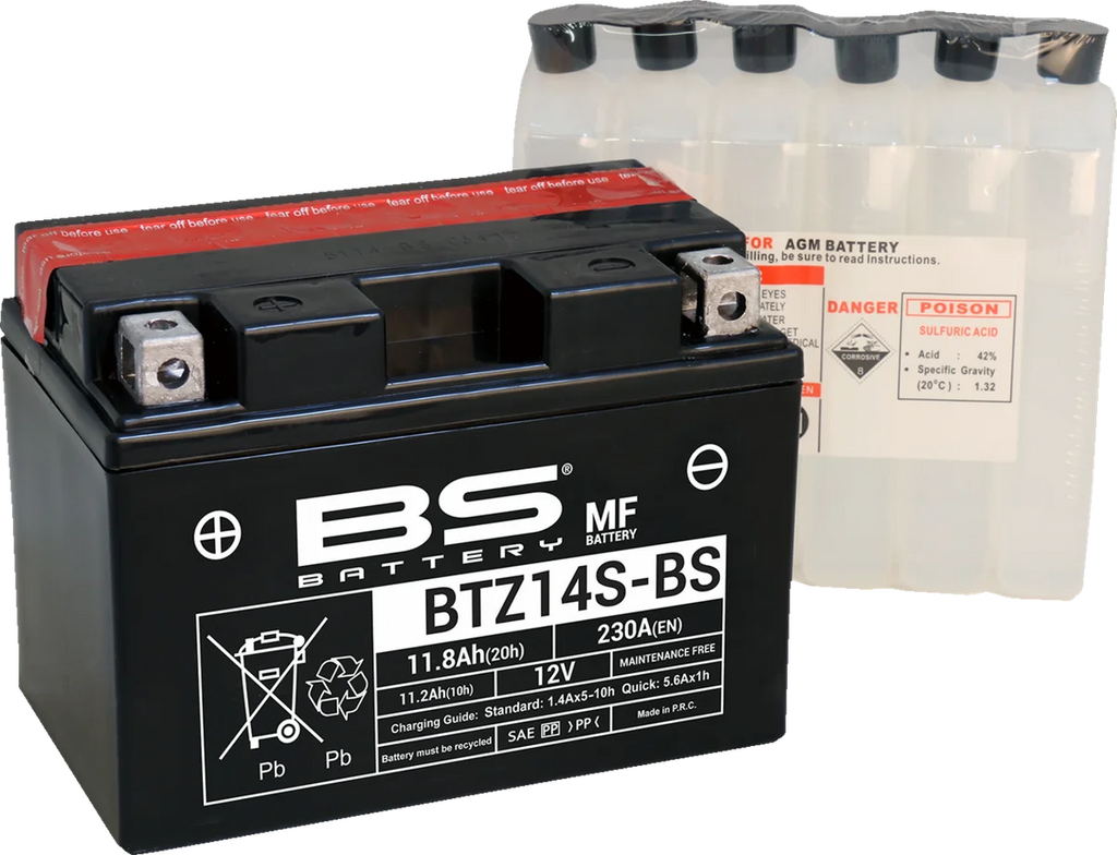 BsBattery Battery - BTZ14S-BS (YTZ) 300698 - Main Product View