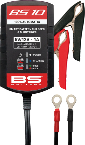 BsBattery Battery Charger/Maintainer - BS 10 - 6V/12V 700571 - Main Product View