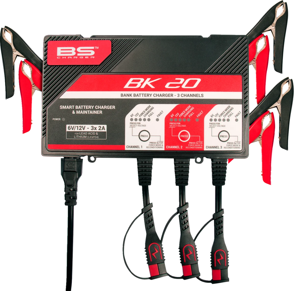 BsBattery Charger - BK20 - 12V - 3 x 2A 700554 - Main Product View