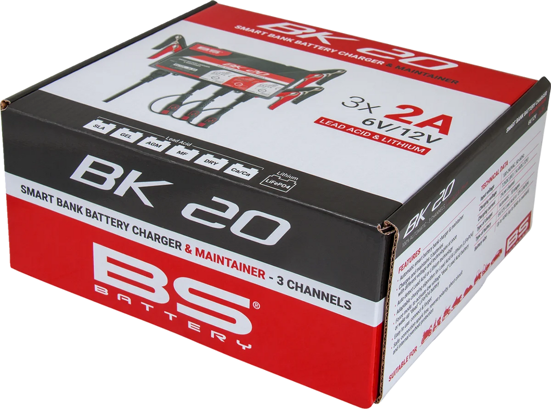 BsBattery Charger - BK20 - 12V - 3 x 2A 700554 - Additional View 5