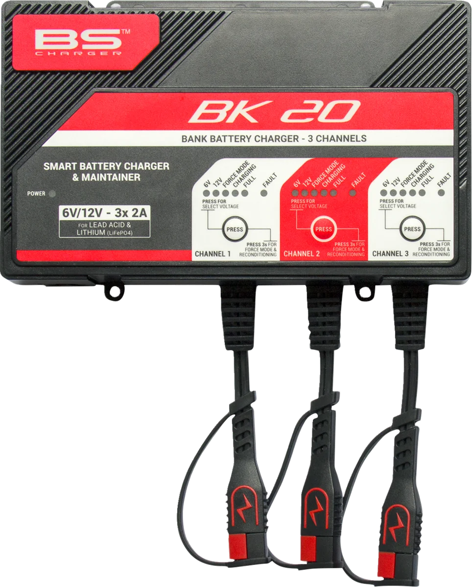 BsBattery Charger - BK20 - 12V - 3 x 2A 700554 - Additional View 6