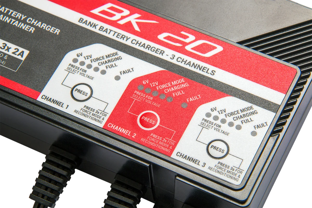 BsBattery Charger - BK20 - 12V - 3 x 2A 700554 - Additional View 7
