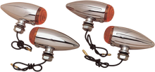 Load image into Gallery viewer, Bullet LED Marker Lights - Smooth - Amber DragSpecialties 20-6589SA-BC202 - Main Product View