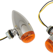 Load image into Gallery viewer, Bullet LED Marker Lights - Smooth - Amber DragSpecialties 20-6589SALED - Main Product View