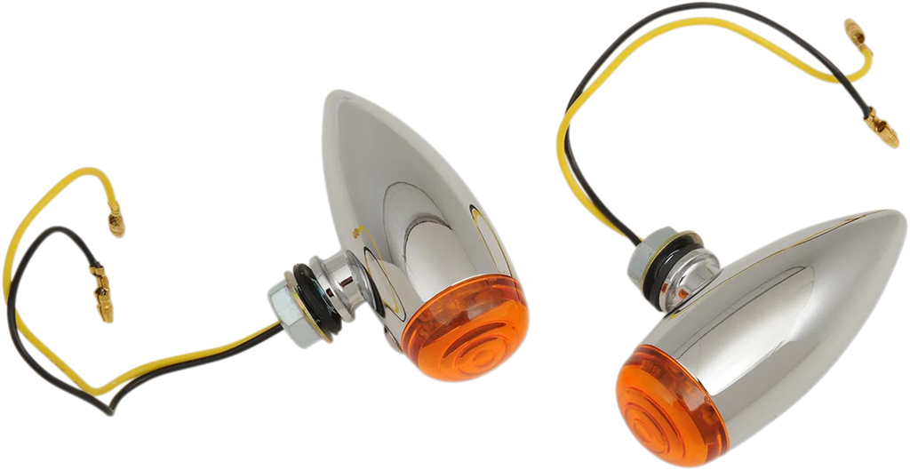Bullet LED Marker Lights - Smooth - Amber DragSpecialties 20-6589SALED - Main Product View