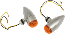 Load image into Gallery viewer, Bullet LED Marker Lights - Smooth - Amber DragSpecialties 20-6589SALED - Main Product View