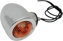 Load image into Gallery viewer, Bullet Light with Mount - Dual Filament - Amber Lens DragSpecialties 162052-BC207 - Main Product View