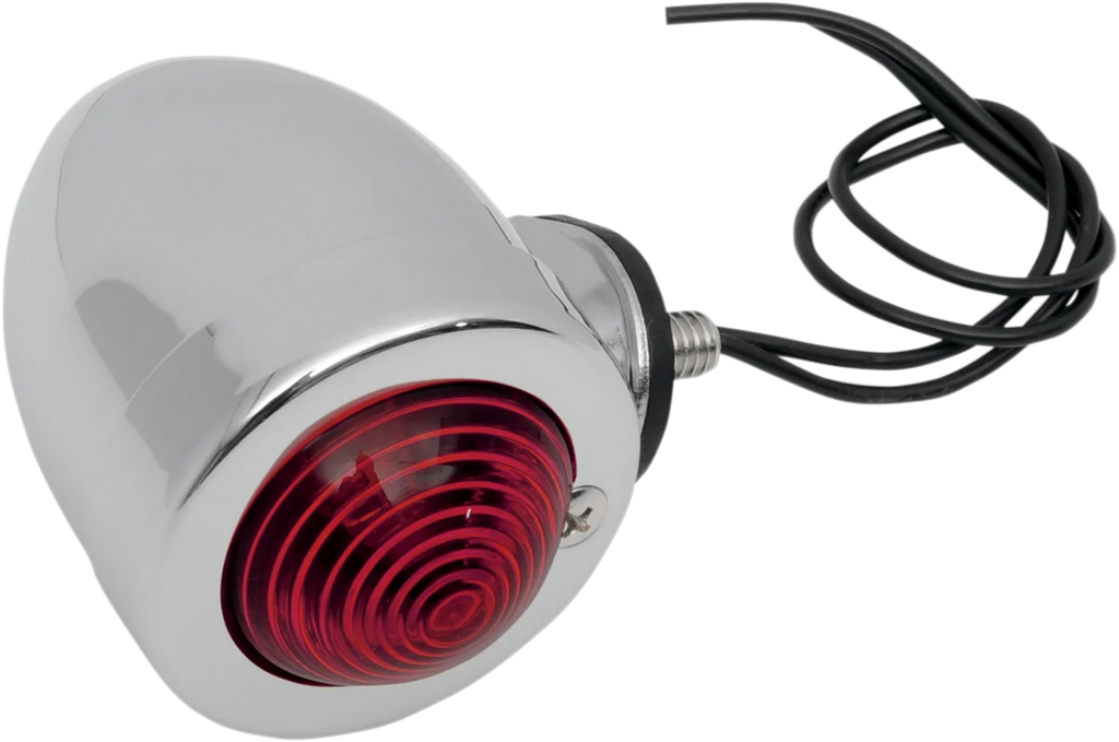 Bullet Light with Mount - Dual Filament - Red Lens DragSpecialties 162051-BC207 - Main Product View