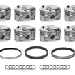 Load image into Gallery viewer, Bullet Series BBC Dome Piston Set w/Rings 4.310 Bore BBC5110-060-SET
