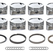 Load image into Gallery viewer, Bullet Series GM LS Dished Piston Set w/Rings 4.030 Bore BLS1118-030-SET