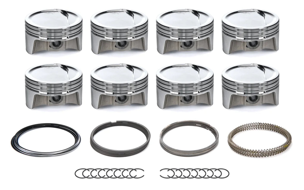 Bullet Series GM LS Dished Piston Set w/Rings 4.030 Bore BLS1118-030-SET