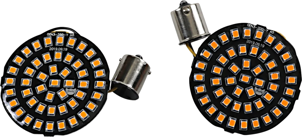 Bullet-Style Turn Signal Insert - Amber DragSpecialties DS-300-A-1156 - Main Product View
