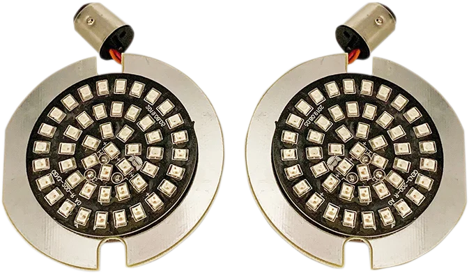 Bullet-Style Turn Signal Insert - Red DragSpecialties DS-300-R-1156 - Side View