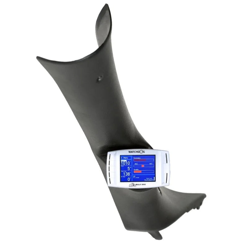 Bully Dog A-pillar Mount w/ Speaker GT PMT and WatchDog GM Silverado and Sierra 1500-3500 07.5-11 - Back View