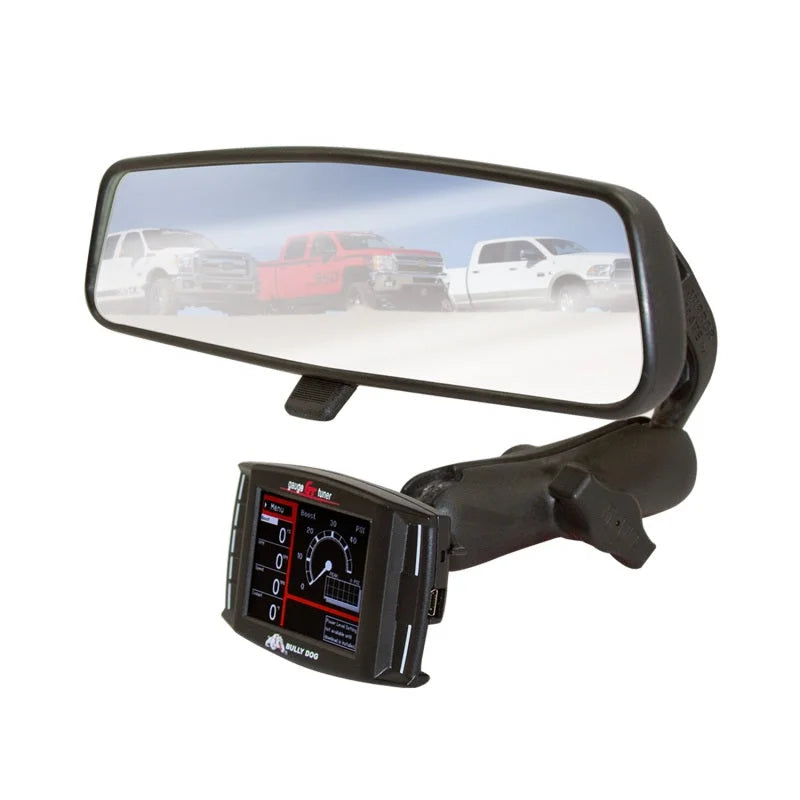 Bully Dog RAM Mirror-Mate Mounting Kit for GT and WatchDog Ford and Dodge - Side View