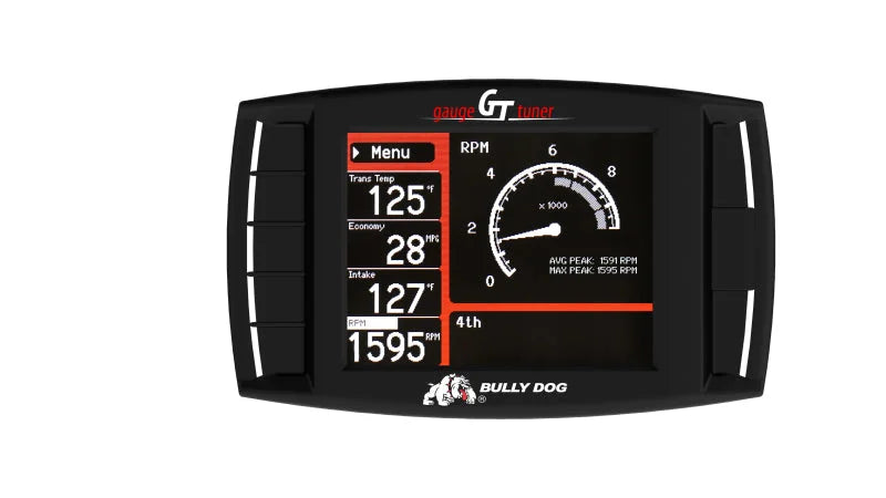 Bully Dog Triple Dog GT Gas Tuner and Gauge 50 State Legal (bd40417 is less expensive 49 State Unit) - Side View