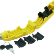 Load image into Gallery viewer, Bully Lock Bully Grip Lock - Yellow - Side View