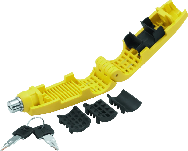 Bully Lock Bully Grip Lock - Yellow - Side View