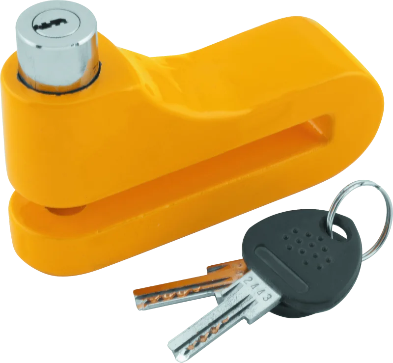 Bully Lock Disc Lock 10mm - Yellow