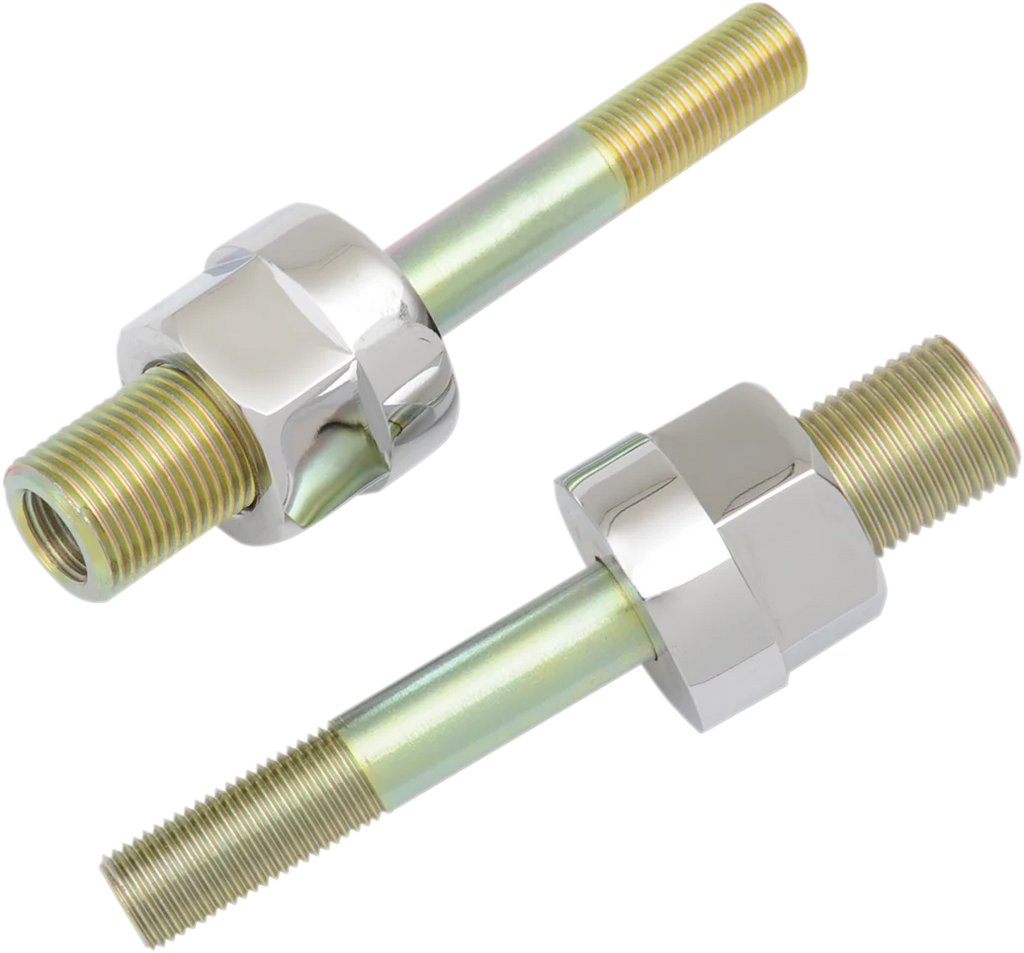 Burly Brand Adjustable Shock Lowering Kit - Chrome/Gold Anodized Finish - Lowers 0"- 1.25" B28-257CH - Main Product View