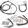 Load image into Gallery viewer, Burly Brand Cable Kit - Jail Bar - 10" Handlebars - Black Vinyl B30-1139 - Main Product View