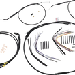 Load image into Gallery viewer, Burly Brand Cable Kit - Jail Bar - 14" Handlebars - Black Vinyl B30-1191 - Main Product View