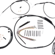 Load image into Gallery viewer, Burly Brand Cable Kit - Jail Bar - 14" Handlebars - Black Vinyl B30-1196 - Main Product View
