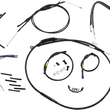 Load image into Gallery viewer, Burly Brand Cable Kit - Jail Bar - 14" Handlebars - Black Vinyl B30-1211 - Main Product View