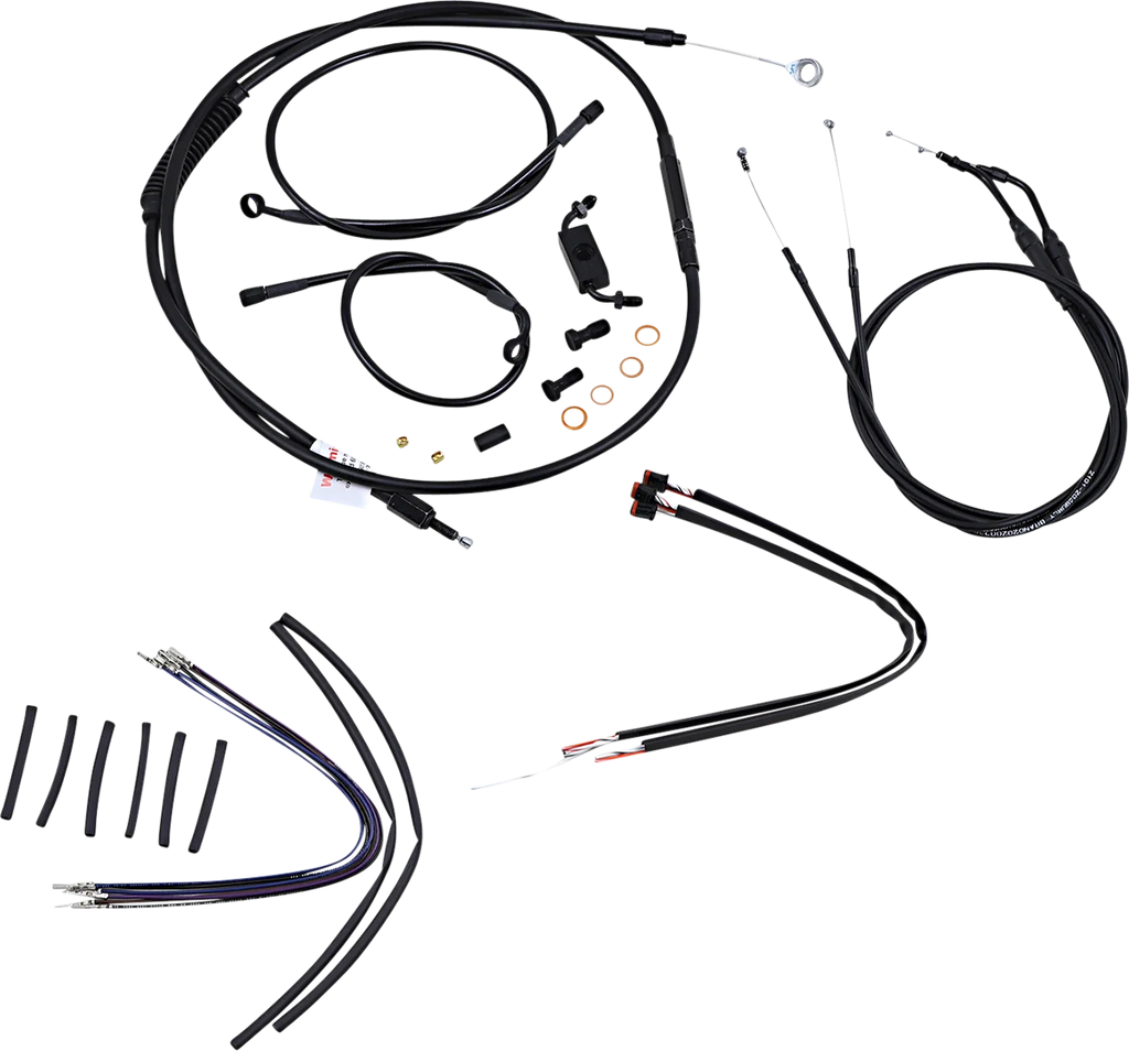 Burly Brand Control Kit - 12" Ape Hanger Handlebars - ABS B30-1121 - Main Product View