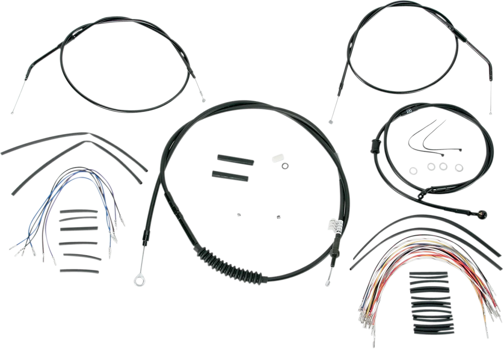 Burly Brand Control Kit - 12" Ape Hanger Handlebars B30-1008 - Main Product View