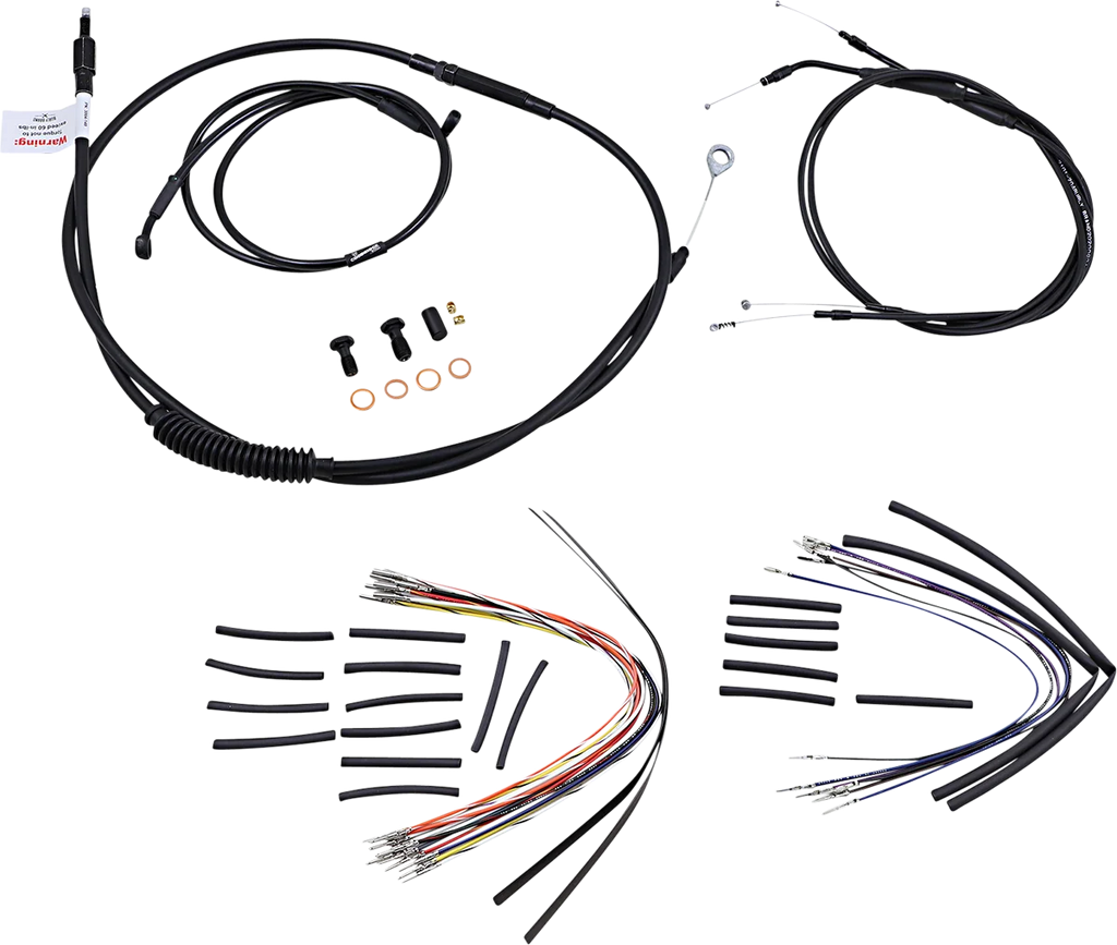 Burly Brand Control Kit - 12" Ape Hanger Handlebars B30-1033 - Main Product View