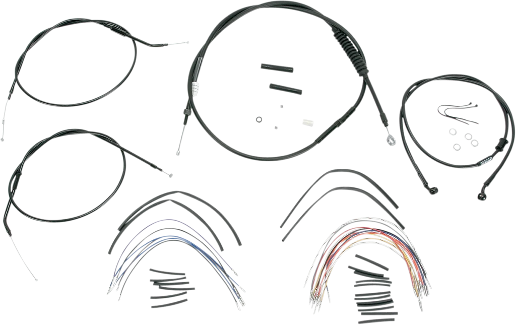 Burly Brand Control Kit - 12" Ape Hanger Handlebars B30-1007 - Main Product View