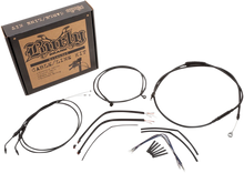 Load image into Gallery viewer, Burly Brand Control Kit - 12" Ape Hanger Handlebars B30-1106 - Side View