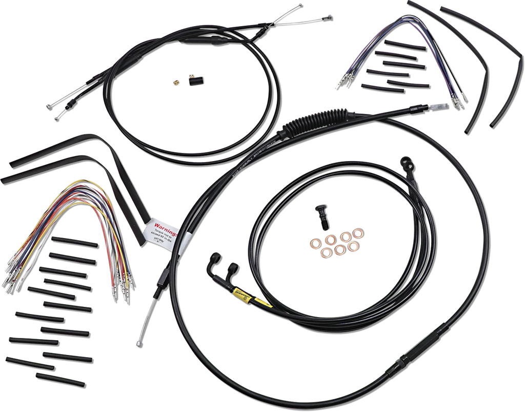 Burly Brand Control Kit - 12" Ape Hanger Handlebars B30-1192 - Main Product View