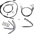 Load image into Gallery viewer, Burly Brand Control Kit - 14" Ape Hanger Handlebars - ABS B30-1124 - Main Product View