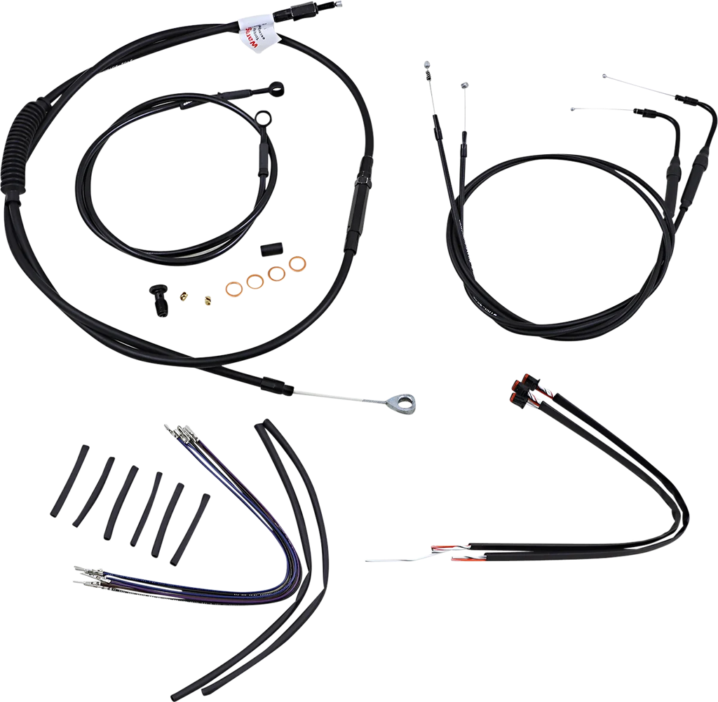 Burly Brand Control Kit - 14" Ape Hanger Handlebars - ABS B30-1124 - Main Product View