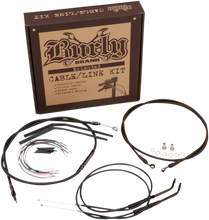 Load image into Gallery viewer, Burly Brand Control Kit - 14" Ape Hanger Handlebars - ABS B30-1124 - Side View