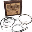 Load image into Gallery viewer, Burly Brand Control Kit - 14" Ape Hanger Handlebars - ABS B30-1122 - Side View