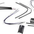 Load image into Gallery viewer, Burly Brand Control Kit - 14" Ape Hanger Handlebars - ABS B30-1122 - Back View