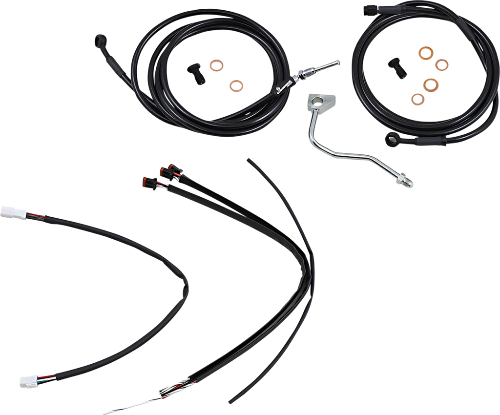 Burly Brand Control Kit - 14" Ape Hanger Handlebars - ABS B30-1185 - Main Product View