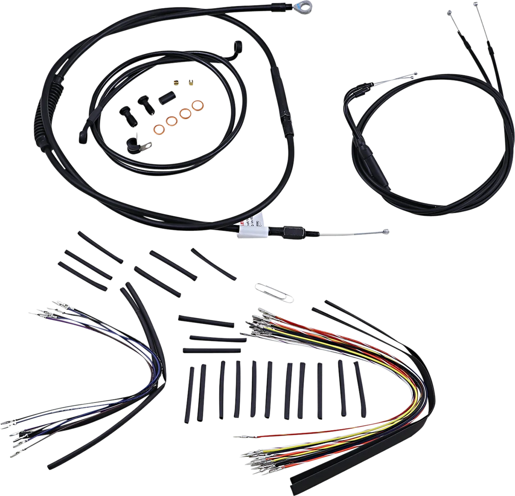 Burly Brand Control Kit - 14" Ape Hanger Handlebars B30-1012 - Main Product View