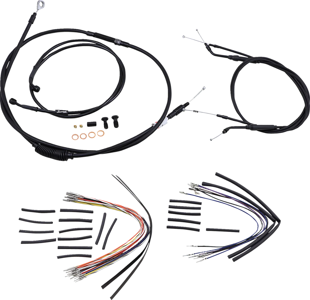 Burly Brand Control Kit - 14" Ape Hanger Handlebars B30-1034 - Main Product View