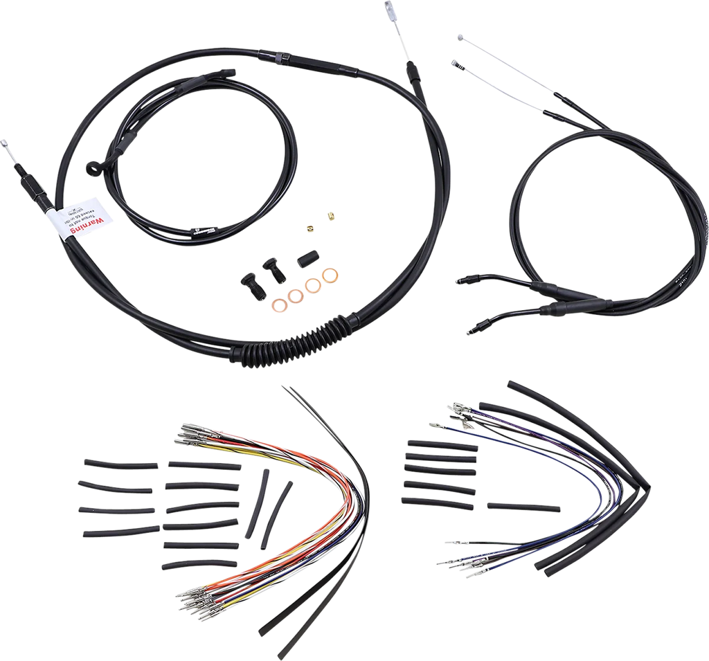 Burly Brand Control Kit - 14" Ape Hanger Handlebars B30-1037 - Main Product View