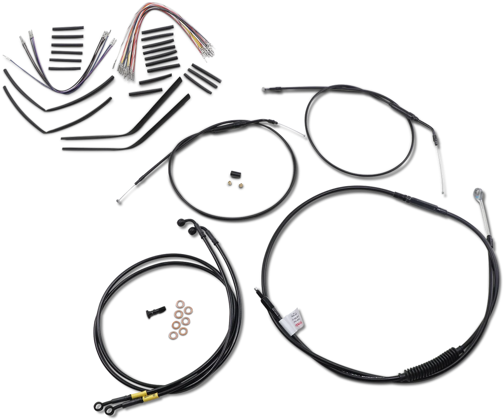 Burly Brand Control Kit - 14" Ape Hanger Handlebars B30-1198 - Main Product View