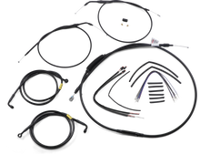 Load image into Gallery viewer, Burly Brand Control Kit - 14" Ape Hanger Handlebars B30-1203 - Main Product View