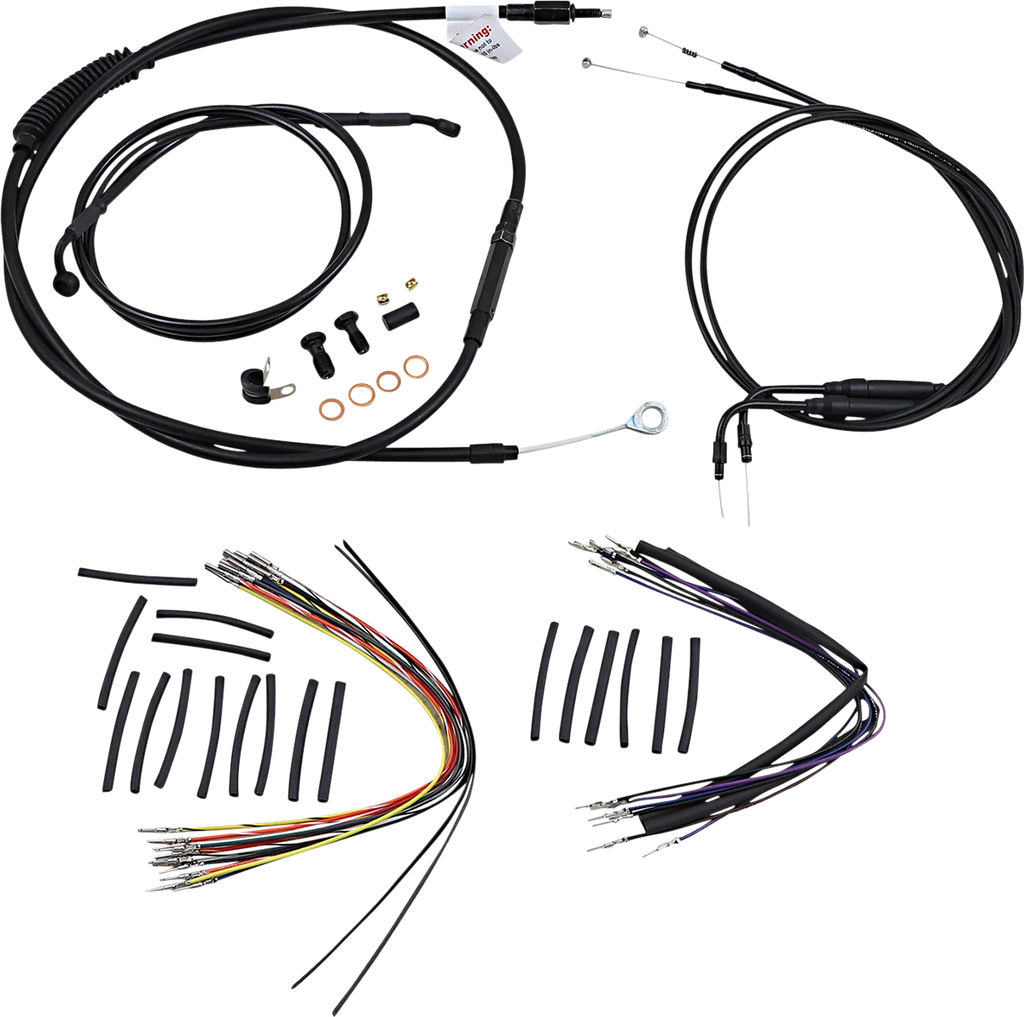 Burly Brand Control Kit - 14" Ape Hanger Handlebars B30-1009 - Main Product View