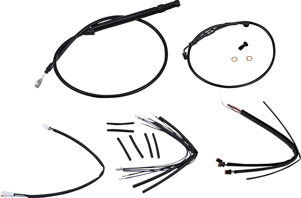 Burly Brand Control Kit - 14" Gorilla Handlebars - Black B30-1240 - Main Product View