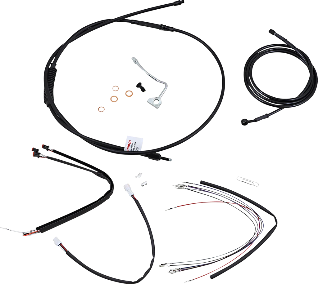 Burly Brand Control Kit - 16" Ape Hanger Handlebars - ABS B30-1177 - Main Product View