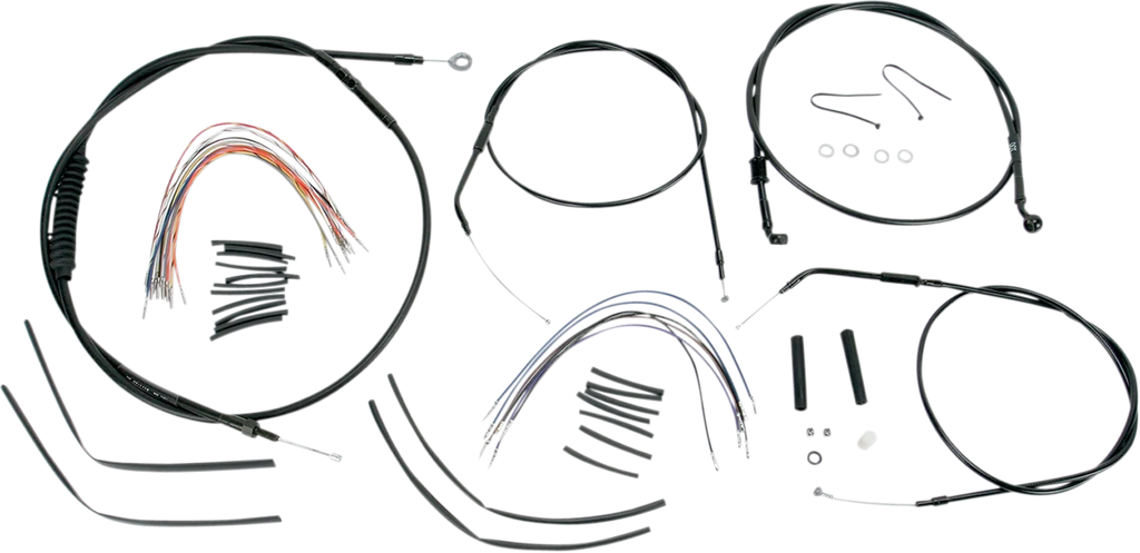 Burly Brand Control Kit - 16" Ape Hanger Handlebars B30-1003 - Main Product View